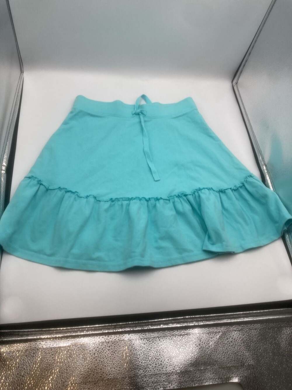 Old Navy Girls Tiered Skirt with Drawstring Waistband
